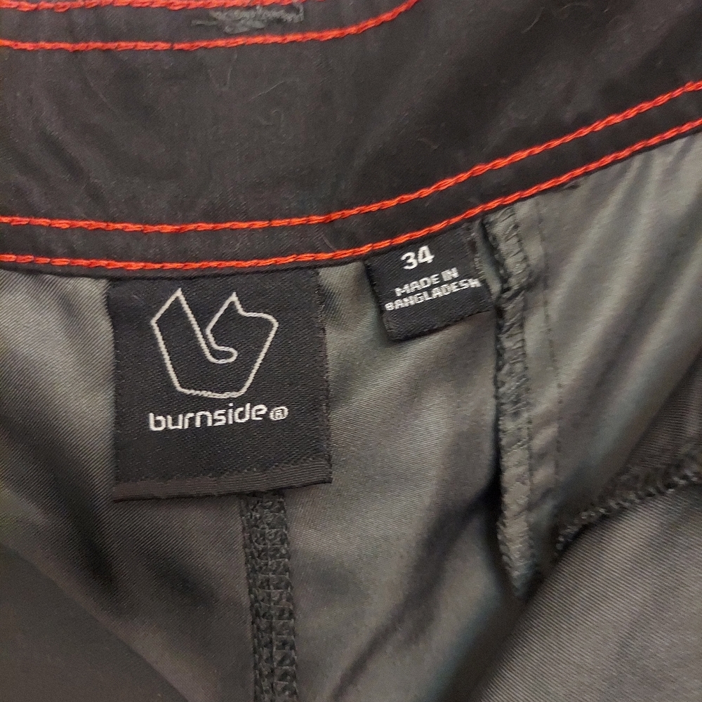 SET OF 2 BURNSIDE DRI-FIT LIGHTWEIGHT BLUE  & GRAY CARGO BOARD SHORTS LARGE - Picture 8 of 8